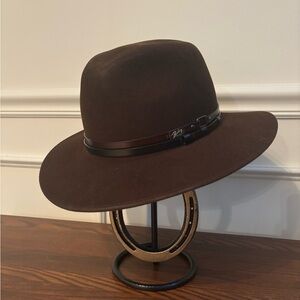Classic Brown Fedora Hat